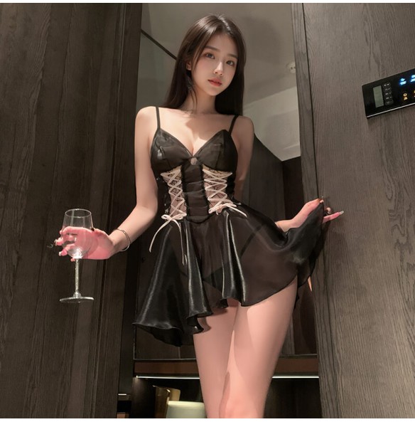 FEE ET MOI - Heartbeat Sheer Sensation Nightdress (Black) FEE ET MOI - Heartbeat Sheer Sensation Nightdress (Black)